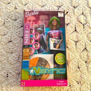 Barbie NSYNC Number 1 Fan Barbie Exclusive CD and Collector Cards Unopened Box